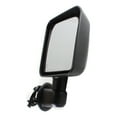 thumbnail image 4 of KarParts360 For Jeep Wrangler 2011 2012 2013 Door Mirror Passenger Side | Textured Black | Power | Foldaway | Heated | With Turn Signal Light | Replacement For CH1321319 | 5182174AA, 4 of 7