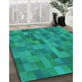thumbnail image 2 of Ahgly Company Indoor Rectangle Patterned Medium Spring Green Area Rugs, 8' x 12', 2 of 6