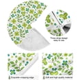 thumbnail image 2 of FMSHPON Clover Branches Xmas Christmas Tree Skirt Stand Mat for Holiday Party Decoration Indoor Outdoor 36 inches, 2 of 6