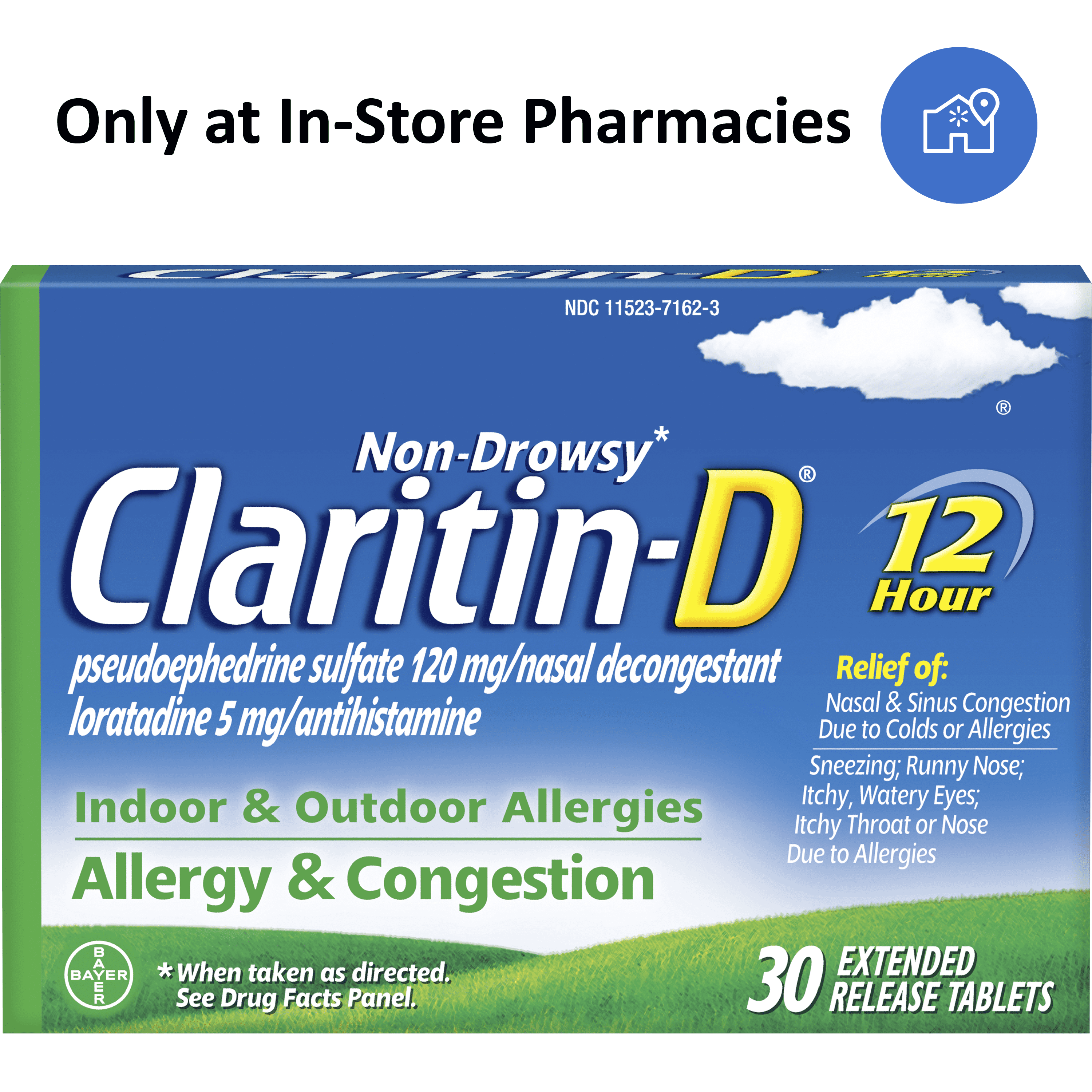 claritin d ingredients