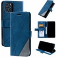 thumbnail image 4 of Comfortable Skin-Friendly PU+TPU Flip Phone case for iPhone 14 13 12 11 8 7 6 S X XS XR Plus Pro Max Mini SE Protective Cover Unique Full wrap-Around Anti-Drop Bumper(Blue,7/8), 4 of 8
