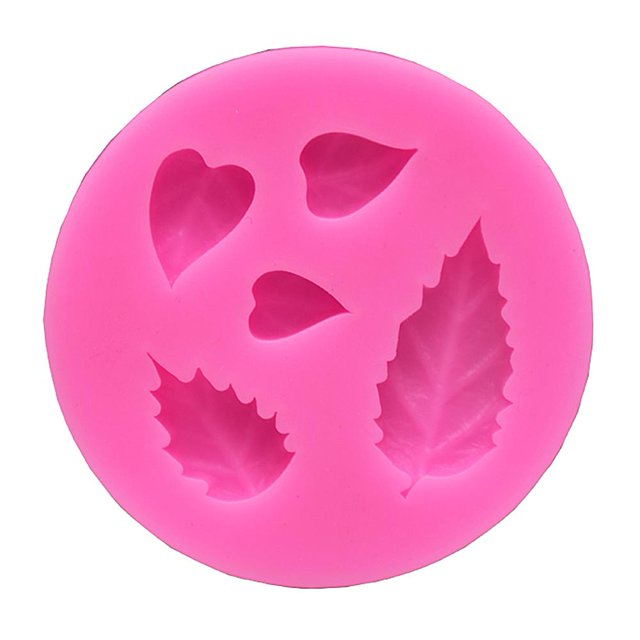 Molde de Cocina Hoja DIY silicona Fondant molde galletas pastel Chocolate molde herramientas para hornear Tmvgtek Libre de BPA