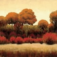 thumbnail image 2 of Wiens, James 20x20 Black Ornate Wood Framed with Double Matting Museum Art Print Titled - Autumn Forest II, 2 of 4