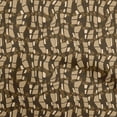 thumbnail image 1 of oneOone Viscose Jersey Brown Fabric Abstract Sewing Material Print Fabric By The Yard 60 Inch Wide, 1 of 4