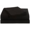 thumbnail image 1 of Ensemble de Deux Feuilles en Microfibre Noir Uni, 1 of 1
