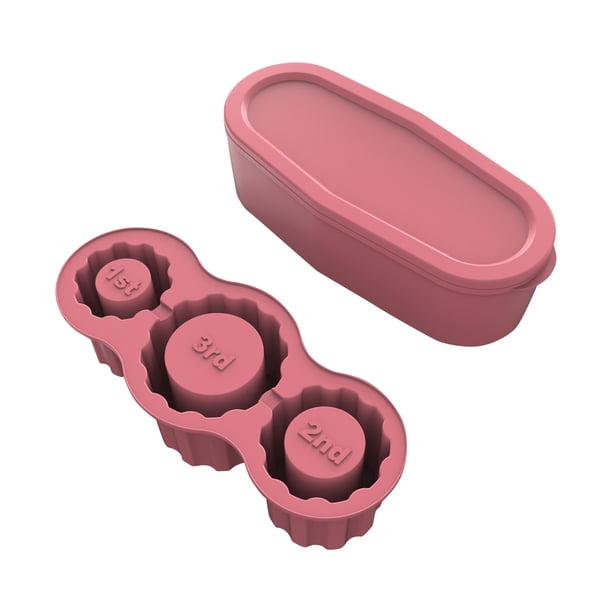 Bandeja y molde de silicona mejorados para cubitos de hielo,compatibles con tazas de 30/40 onzas,bandejas de hielo para café con forma de cilindro de gran tamaño