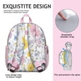 thumbnail image 2 of Wildflower and Butterfly Illustration Backpack - Durable & Breathable, 2 of 5
