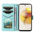 thumbnail image 3 of Motorola MOTO G73 Phone Case , Wallet Flip Cover Adjustable Crossbody Lanyard Magnetic Card Slots, 3 of 5