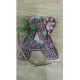 thumbnail image 5 of Wmkox8yii 26 Gingerbread Alphabet Ornaments for Christmas Tree Candy Cane Initial Letter A to Z Pendant with Berries Pattern Mini Monogram Hanging Decorations for Party Gifts DIY Decor, 5 of 5