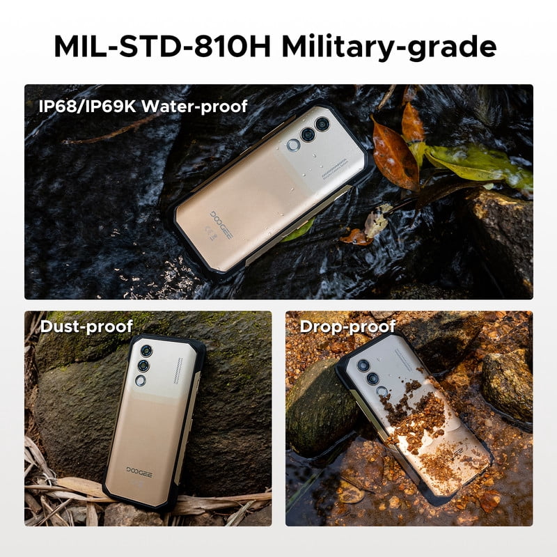 DOOGEE Blade 20 Turbo 5G Rugged Phone Unlocked,Gemini AI,10300mAh/33W,32GB+256GB/TF 2TB,Dimensity 7050,6.6”HD+90Hz,50MP+16MP,Android 15 Rugged Smartphone,Face ID/NFC/WiFi6/IP68/IP69K/3 Card Slot