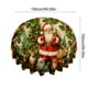 thumbnail image 3 of Adornos navideños, adornos navideños, regalos navideños. Mantel navideño con decoración de Papá Noel. Ambiente navideño. Mantel de poliéster., 3 of 6