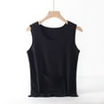 thumbnail image 2 of Timegard Plus Size Tops for Women Sleeveless Round Neck Seamless Comfy Thermal Underwear Casual Tank Tops, 2 of 7