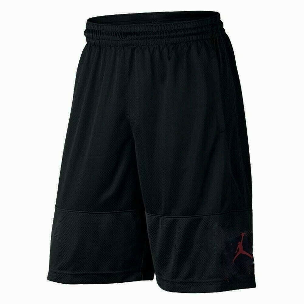 Nike Air Jordan Black/Red Rise Mesh Basketball Shorts Size 3XL ...