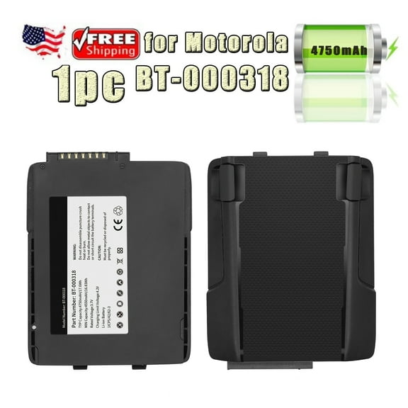 for Motorola Symbol Zebra Battery Replacement for Symbol Zebra TC7X TC72 TC720L Barcode Scanner Replacement Battery BT-000318 Battery 4750mAh