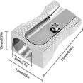 thumbnail image 2 of Single hole metal pencil sharpener, pencil sharpener, school supplies 10 pieces, 2 of 5