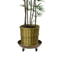 thumbnail image 4 of 16" Movable Planters Round Flowerpot Tray Planter Flower Pot with 360° Wheels, 4 of 24