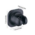 thumbnail image 3 of Fiudx Ofertas relámpago del día, solo en línea Sin clavos y sin orificios Ducha de mano para colocar contra la pared Soporte de ducha Cabezal rociador de mano Base para baño, 3 of 6