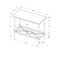 thumbnail image 3 of Accent Table Side End Narrow Small 2 Tier Metal Black Marble Look, 3 of 5