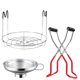 thumbnail image 4 of Juego de 3 Piezas de Acero Inoxidable LIUXGMXG Elevadores de Tarros Embudo para Tarros de Cocina, 4 of 5