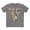 Athletic Heather, variant on Letter Shirt, Shirt with Letters, Tee Shirt with Gold Letters