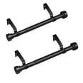 thumbnail image 7 of Meriville 1-Inch Side Curtain Rod Set with End Cap Finials, Adjustable 12-20 Inches, Set of 2, Black, 7 of 7