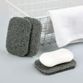 thumbnail image 4 of FacoFaco 4-pack BPA-Free Soap Savers Pads, Non-Slip Soap Holder Pad for Kitchen Bathroom (Gray), 4 of 14