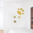 thumbnail image 3 of Etiqueta de la pared del espejo con estampado de pata de dibujos animados decoración del dormitorio de la habitación de los niños, 3 of 5