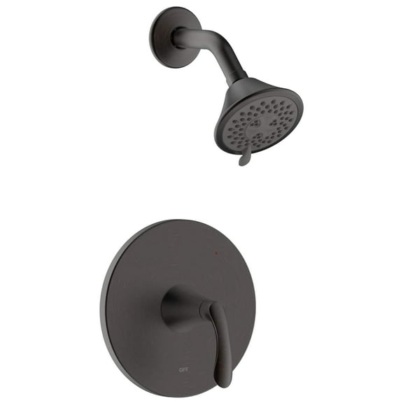 Arts et Metiers Single Handle, Shower Trim Set with Rough-in Valve in Oil Rubbed Bronze