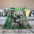 thumbnail image 2 of ARISTURING Cute Koala Blanket Koala Throw Blanket Koala Stuff Gifts for Girls Boys Kids Koala Lovers Woman Man Soft Warm Cozy Plush Fleece Flannel Blanket Decor for Couch Sofa Bed, 2 of 6
