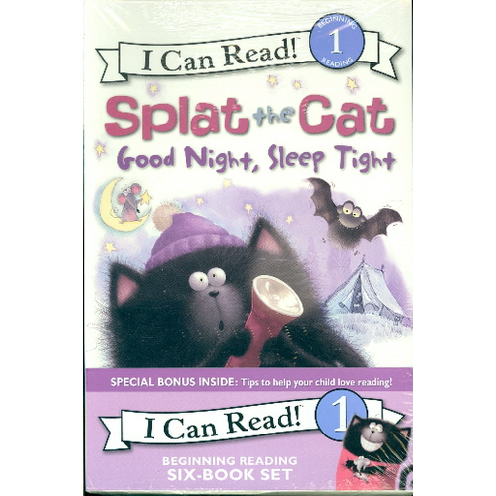 Splat the Cat, I Can Read, Level One Readers (6 Book Set