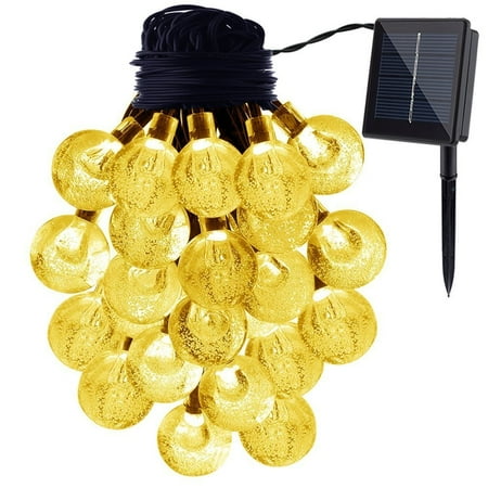 Solar String Lights 16ft 30 Led Waterproof Outdoor Globe Fairy Bulb Solar String Lights 16ft 30 Led Waterproof Outdoor Globe Fairy Bulb Lighting For Indoor