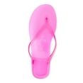 thumbnail image 2 of No Boundaries Women's Jelly Thong Sandals, 2 of 5