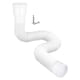 thumbnail image 3 of Extensiones de bajante para canaletas de lluvia para drenaje de agua de lluvia Extensor de bajante para blanco, 3 of 9