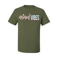 thumbnail image 2 of Mermaid Vibes Cute Shimmer | Mens Fashion Graphic T-Shirt, Military Green, Medium, 2 of 3
