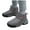 Dark Gray, variant on Womens Winter Snow Boots Outdoor Anti Slip Ankle Booties Water Repellency Fur Lined Warm Platform Stylish Fuzzy Booties