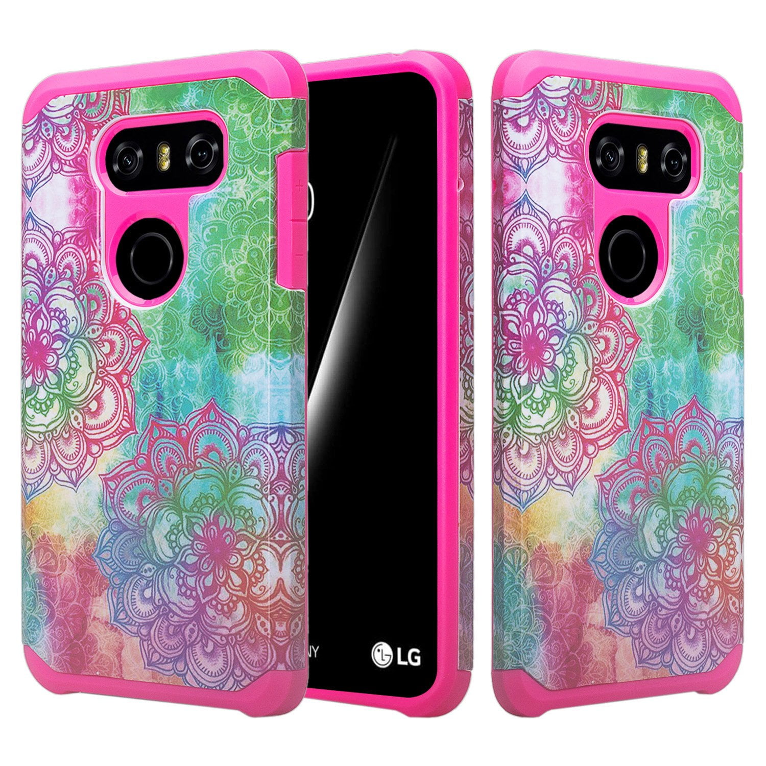 LG V30 Case, V30 Plus, Hybrid Dual Layer [Shock Resistant] Cover Teal