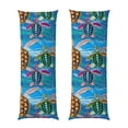 thumbnail image 1 of Balery Little Sea Turtles Funda Protectora para Almohada Corporal de Algodón Hipoalergénico con Cierre(55 x 21 pulgadas), Almohadas No Incluidas, 1 of 7