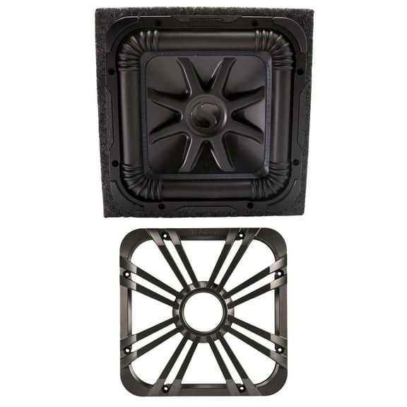 Kicker L7S12 Solo-Baric Subwoofer Sealed Box with Charcoal LED Grill