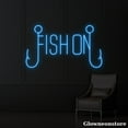 thumbnail image 3 of Glowneon Fish on Neon Sign, Man Cave Decor, Fishing Club Decor, Fishing Lover Gifts, Dad Gifts, 3 of 5