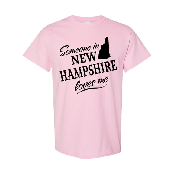 Inktastic Someone in New Hampshire Loves Me T-Shirt