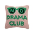 thumbnail image 3 of The Pillow Shoppe No Drama Club Hook Multicolor Decorative Pillow 14"X14", 3 of 7