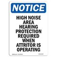 thumbnail image 1 of SignMission OS-NS-A-1218-V-13478 12 x 18 Po Panneau d'Affichage OSHA - Protection Auditive pour Zone à Fort Bruit, 1 of 1