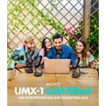 thumbnail image 2 of Movo USB Podcast Equipment Bundle for 4 – USB Interface with 4 UM700 Condenser Microphones – 4-Port Powered Hub for Streaming, Podcasting, Interviews, 2 of 8