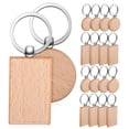 thumbnail image 4 of 18Pcs Keychain Blanks Assorted Color for Customizing and Decorating Keys, 4 of 8