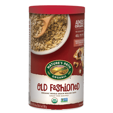 Nature's Path Organic Old Fashioned Oats Instant Oatmeal, 18 oz (Pack of 6), Non-GMO