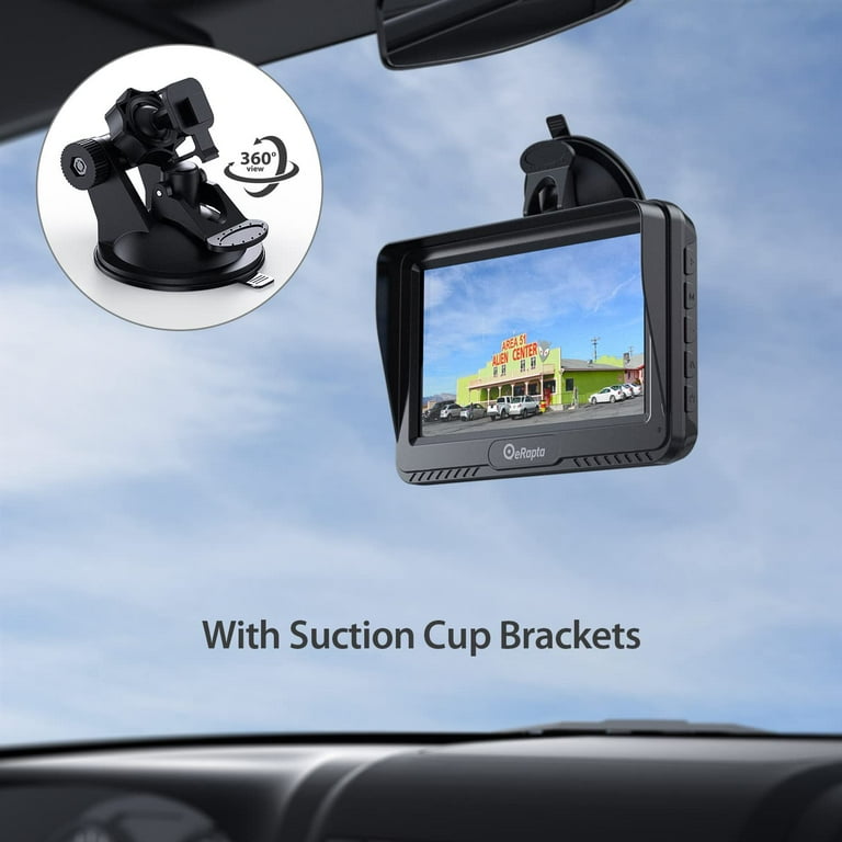 eRapta HD Monitor Backup Camera with Auto Installation