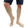 thumbnail image 5 of 6 Pairs Men's Athletic Tube Socks Over the Calf - 25" Length - Size 10-15 Khaki, 5 of 7