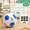 6 Pack-Colorful-Size 5, variant on 6 Pack-Colorful Size 5 Soccer Balls with Pumps and Carry Bags for Indoor Outdoor Play