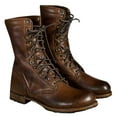 thumbnail image 1 of Retro Men Punk Motorcycle Ankle Boots Lace up Combat Shoes, 1 of 6