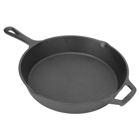 

CastIronSkillet OvenSafeSkillet Wide Application Nonstick Design Sturdy Durable For Serving For Bake For Cooking 31cm Diameter